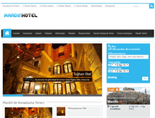 Tablet Screenshot of mardinhotel.com